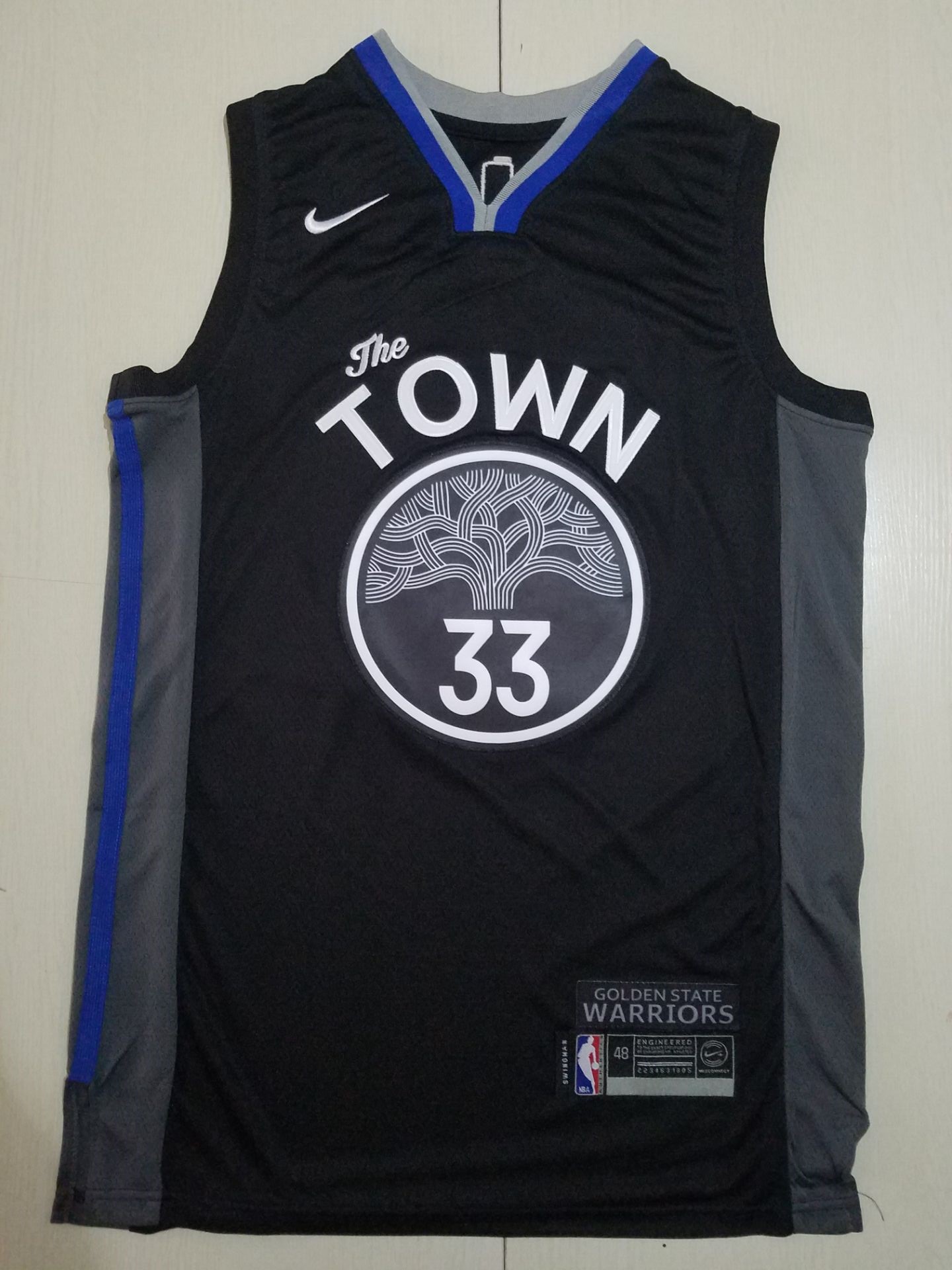 Men Golden State Warriors #33 Wiseman limited black new Nike NBA Jerseys->philadelphia 76ers->NBA Jersey